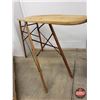 Image 3 : Wooden Ironing Board (32"H x 54"W x 12-1/2"D) (Metal Strapping) (SEE PICS!)