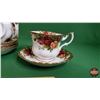 Image 2 : ROYAL ALBERT "Old Country Roses" China (12 pcs Total) Tea Cups & Saucers:  ~ Cups (6) ~ Saucers (6) 