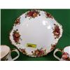 Image 4 : ROYAL ALBERT "Old Country Roses" China (3pcs Total) Cups & Platter:  ~ Coffee Cups (2) ~ Round Platt