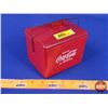 Image 2 : RARE "Drink Coca-Cola" Mini Picnic Cooler (c.1950's) (Measures: 5"H x 5-1/2"W x 4"D) (SEE PICS!)