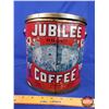 Image 4 : "JUBILEE COFFEE" Tin (8-1/2"H x 8-1/4"Dia) (SEE PICS!)