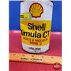 Image 2 : "SHELL Rimula CT" (FULL) SAE30 (6" x 4"Dia) (SEE PICS!)