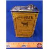 Image 1 : "HUSKIE Oils & Greases" Cream Separator Oil Tin (6-3/4"H x 4-1/4"W x 3"D) (SEE PICS!)