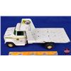 Image 3 : Toy Truck : John Deere (Ertl) Flatbed Truck (6-1/2"H x 6"W x 17"D) (SEE PICS!)