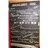 Image 1 : PEG Board Display : Classic Vehicle Emblems Collection (29) (Incl. Mercury; Hornet; Plymouth; Dodge;