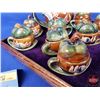 Image 2 : Oriental Tea Set (9 Pcs) (SEE PICS!)