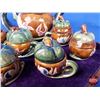 Image 3 : Oriental Tea Set (9 Pcs) (SEE PICS!)