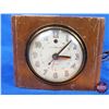 Image 2 : General Electric Clock (Wood Body) (4-1/4"H x 5-1/4"W x 2-1/4"D) (SEE PICS!)