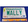 Image 1 : SASKATCHEWAN LIC PLATE : 1988 "WALLY" (SEE PICS!)