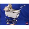 Image 1 : Vintage Doll Pram/Stroller (23"H x 23"W x 14"D) (SEE PICS!)