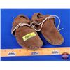 Image 1 : Leather Moccasins (Measured Outside Bottom Foot 8-1/2") (SEE PICS!)