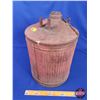 Image 1 : Galvanized Metal Gasoline Jug (17"H) (SEE PICS!)