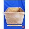 Image 2 : Alberta Butter Wood Box Crate (11-1/2"H x 13-1/2"W x 13-1/2"D) (SEE PICS!)