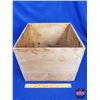 Image 3 : Alberta Butter Wood Box Crate (11-1/2"H x 13-1/2"W x 13-1/2"D) (SEE PICS!)