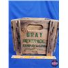 Image 2 : GRAY BEVERAGE Wood Crate (c.1976) (10-1/2"H x 11-1/2"W x 18"D) (SEE PICS!)