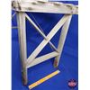 Image 2 : Folding Wash Tub Stand (22"H x 40"W x 15-1/2"D) (SEE PICS!)