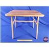 Image 1 : Wood Table (18"H x 17"W x 21"D) (SEE PICS!)