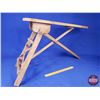 Image 2 : Vintage Combo: Kids Rocking Chair & Small Wooden Iron Board (SEE PICS!)