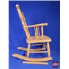 Image 7 : Vintage Combo: Kids Rocking Chair & Small Wooden Iron Board (SEE PICS!)