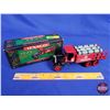 Image 1 : TEXACO 1925 Kenworth Stake Truck Bank - Collector Series #9 (1992) (ERTL) (Box Measures: 8-1/2"L x 3