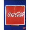 Image 1 : Single Side Enamel Sign "Coca-Cola" (29"H x 29"W x 1"D) (SEE PICS!)