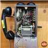 Image 3 : Northern Electric Wood Box Rotary Dial Telephone (10"H x 7"W x 5"D) (SEE PICS!)