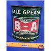 Image 2 : B-A Axle Grease Tin (6-1/4"H x 6-1/4Dia) (SEE PICS!)