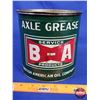 Image 4 : B-A Axle Grease Tin (6-1/4"H x 6-1/4Dia) (SEE PICS!)