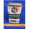 Image 1 : B/A Outboard Motor Oil Tin (8"H x 4"W x 2-1/2"D) (SEE PICS!)