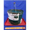 Image 2 : TEXACO MARFAK Grease Pail (Partial Full) (9"H x 12"Dia) (SEE PICS!)