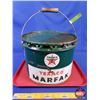 Image 3 : TEXACO MARFAK Grease Pail (Partial Full) (9"H x 12"Dia) (SEE PICS!)