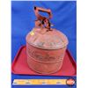 Image 3 : "SAFETY" Fuel Can (15"H x 9"Dia) (SEE PICS!)