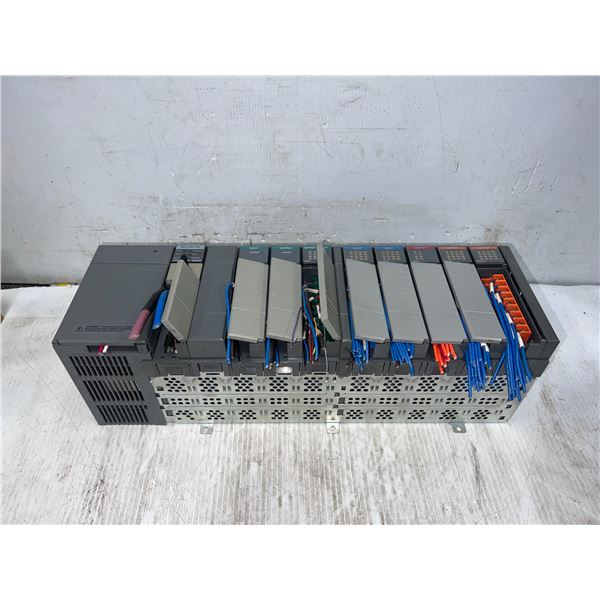 Allen Bradley Rack, Power Supply and Modules As Shown In Photos