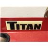 Image 3 : TITAN RED METAL WORKBENCH - APPROX. 5FT ACROSS X 3FT HIGH X 2 1/2FT WIDE