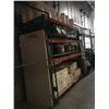 Image 2 : *F* GREEN & ORANGE PALLET RACKING UNIT W/BLUE SECURITY CAGE,