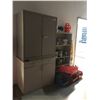 Image 2 : STORAGE CABINETS (1 METAL) AND METAL SHELF UNIT WITH CONTENTS-HARDWARE & MISCELLANEOUS