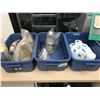 Image 2 : BLUE METAL PARTS ORGANIZER W/CONTENTS AND ASSORTED MISCELLANEOUS ITEMS