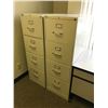 Image 1 : 2 HON GREY METAL 4 DRAWER FILING CABINETS