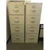 Image 2 : 2 HON GREY METAL 4 DRAWER FILING CABINETS