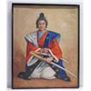 Image 1 : Asian Samurai Artwork, Signed by Artist Francis Tsoy, Wood Framed 32"x40"