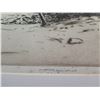 Image 8 : Canoe Shoreline Artwork, Signed by Artist H.M. Luquiens, Wood Framed 15"x20"