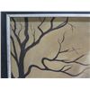 Image 2 : Volcano Landscape Artwork, Wood Framed 21"x17", Charles A. Robinson Original?