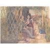 Image 8 : Garden Musician Artwork, Signed by Artist, Unframed 14"x12"