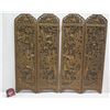 Image 2 : Carved 4-Panel Divider Screen 10"x38"H (each piece)