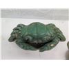 Image 8 : Qty 3 Animal Figurines: Crab & 2 Fish Approx. 10"L