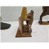 Image 8 : Qty 3 Taxidermy Stuffed Frog Figurines, Misc Sizes