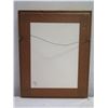 Image 8 : Hawaiian Palms Artwork, Signed by Artist Kali Kelley, Wood Framed 12"x14"