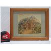 Image 2 : Landscape Artwork, Artist Unknown, Wood Framed 12"x10"