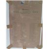 Image 8 : Company "C" Roster, Fort Shafter, Dated at Time of the Overthrow, Wood Framed 11.5"x9"