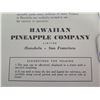 Image 8 : Hawaiian Pineapple Company Map of the Hawaiian Islands 41"x23"